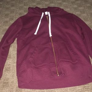Zip up sweatshirt